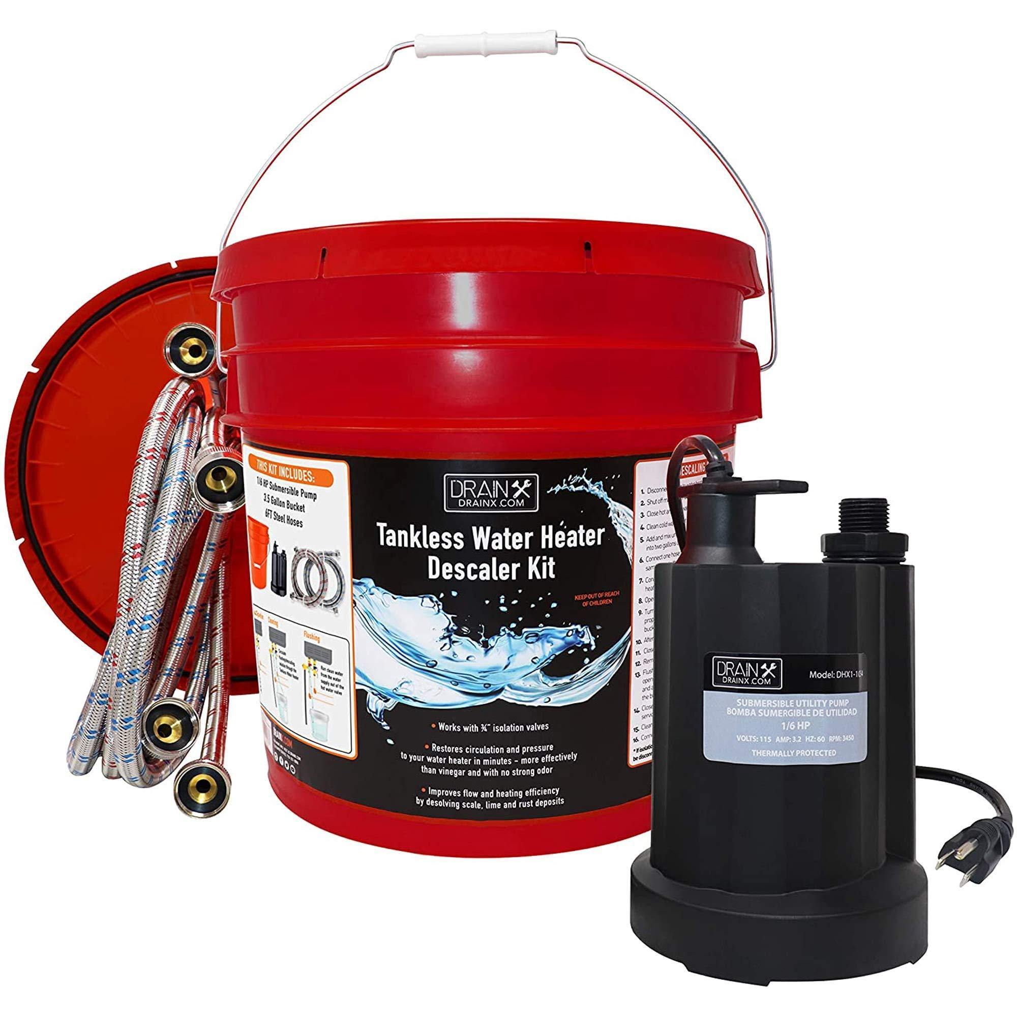 Chromex Tankless Heater Descaler Kit - Just Add Vinegar or Your