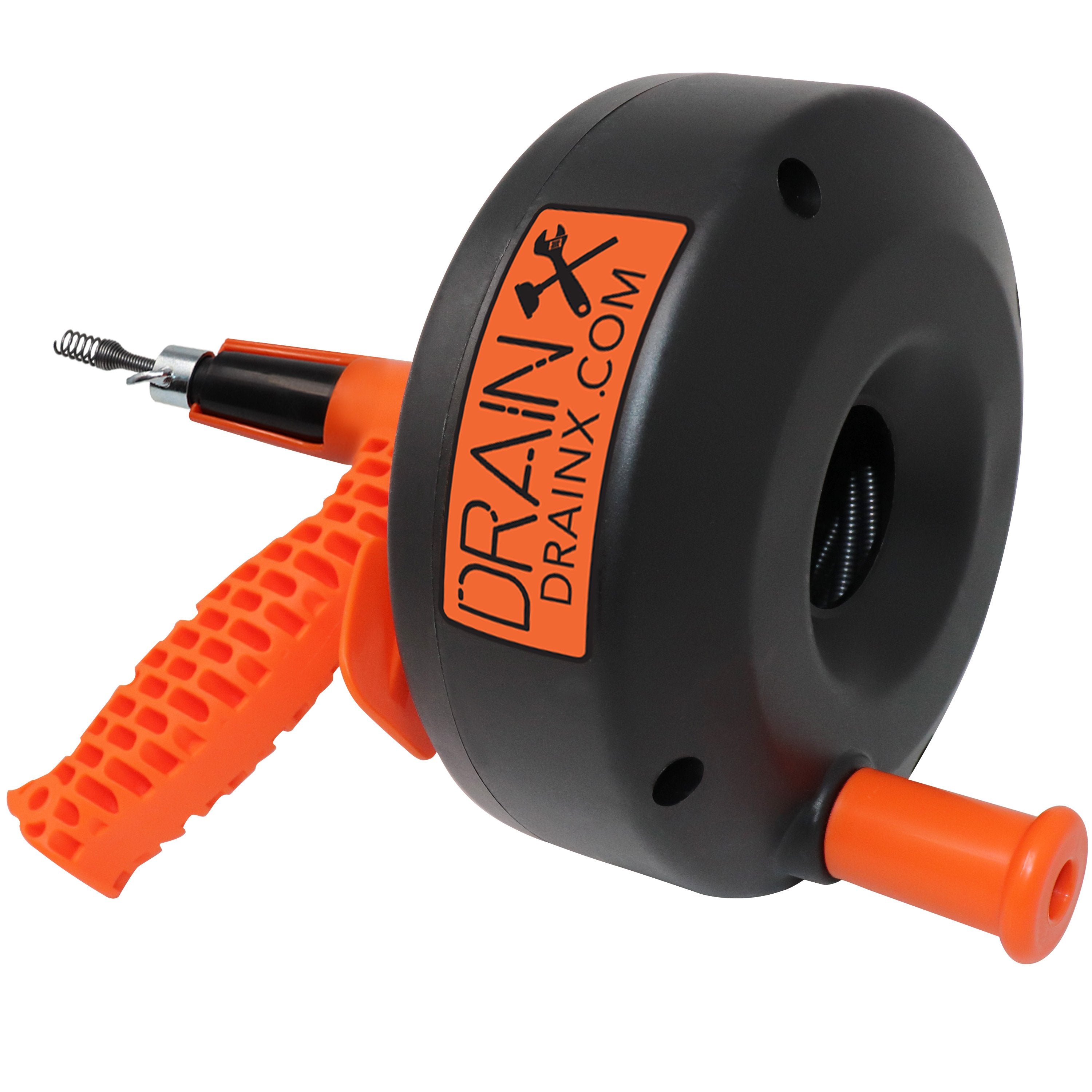25-Ft Drain Plumbing Snake Auger Drain Clog Removal Tool – DrainX