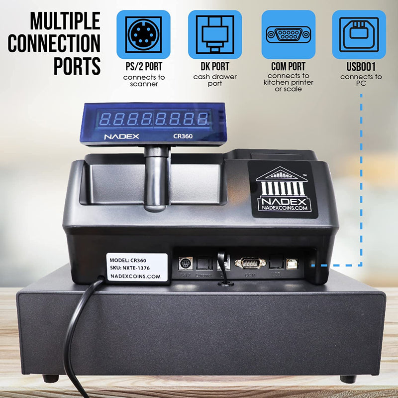 Nadex CR360 Electronic Cash Register