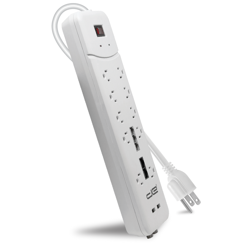 10-Outlet Surge Protector (Power Strip)