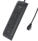 surge-protector-with-usb-c-8-outlet-black-6-ft-840140392586