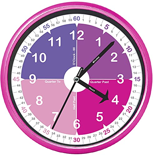 educational-wall-clock-pink-purple-840140301045