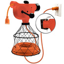 Extension Cord Reel Winder with 2 Fixed and 1 Swivel Wall Mount Brackets