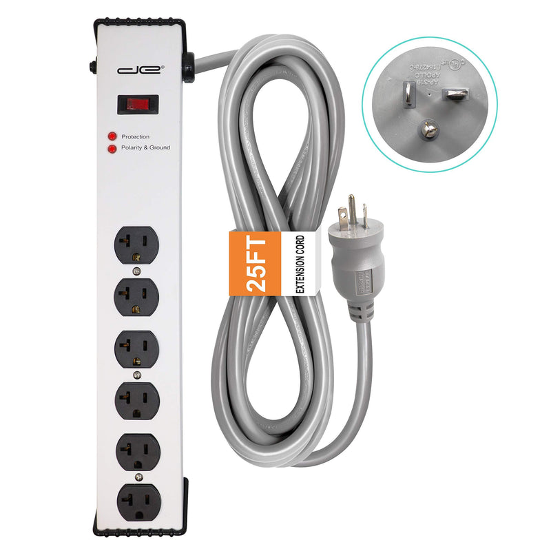 Surge Protector Power Strips w/ USB Port, Metal Case, 6' Cable – Strong  Hand Tools