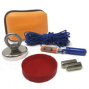 Magnetic Wire Pulling System with Interchangeable Magnet and Metal Leader