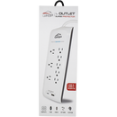 Grip 8 Outlet Surge Protector with 1 USB and 1 USB-C Port