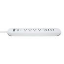 Grip 4 Outlet Powerstrip Surge Protector with 4x USB ports
