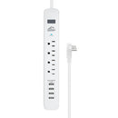 Grip 4 Outlet Powerstrip Surge Protector with 4x USB ports
