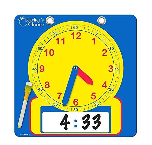 Paper Demonstration Clock with Erasable Surface