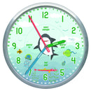 Teaching Clock, Shark & Mermaid